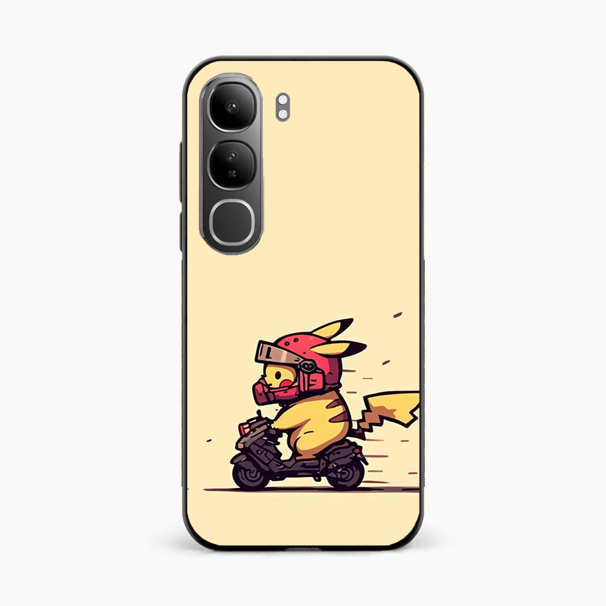 Cute Biker Pikachu Vivo Y300 5G Back Cover