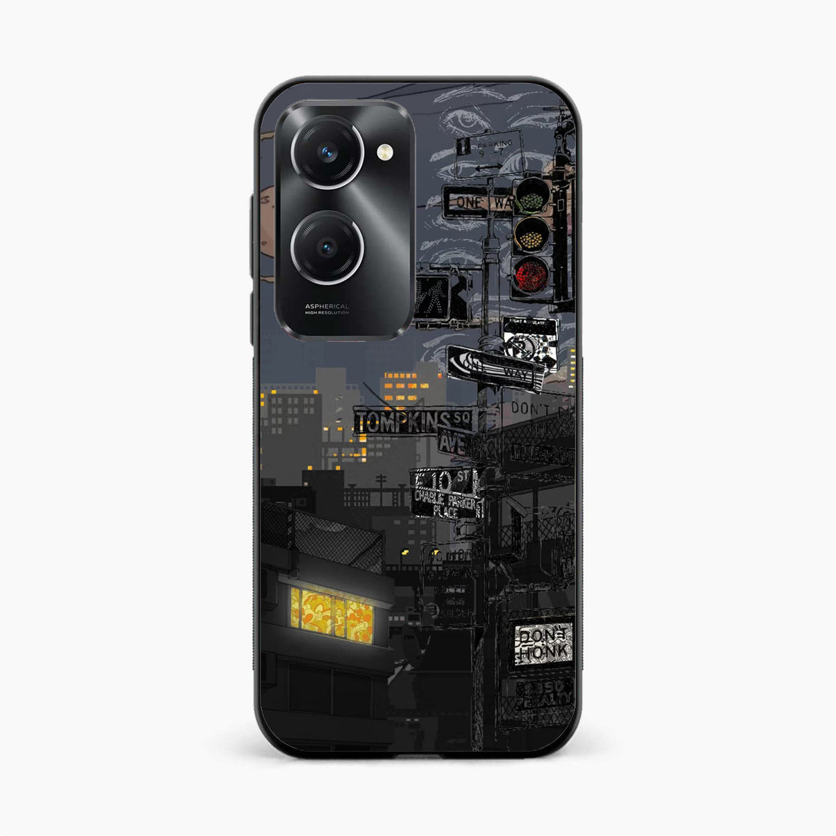 Midnight Street Vibes Vivo T3 Lite 5G Back Cover