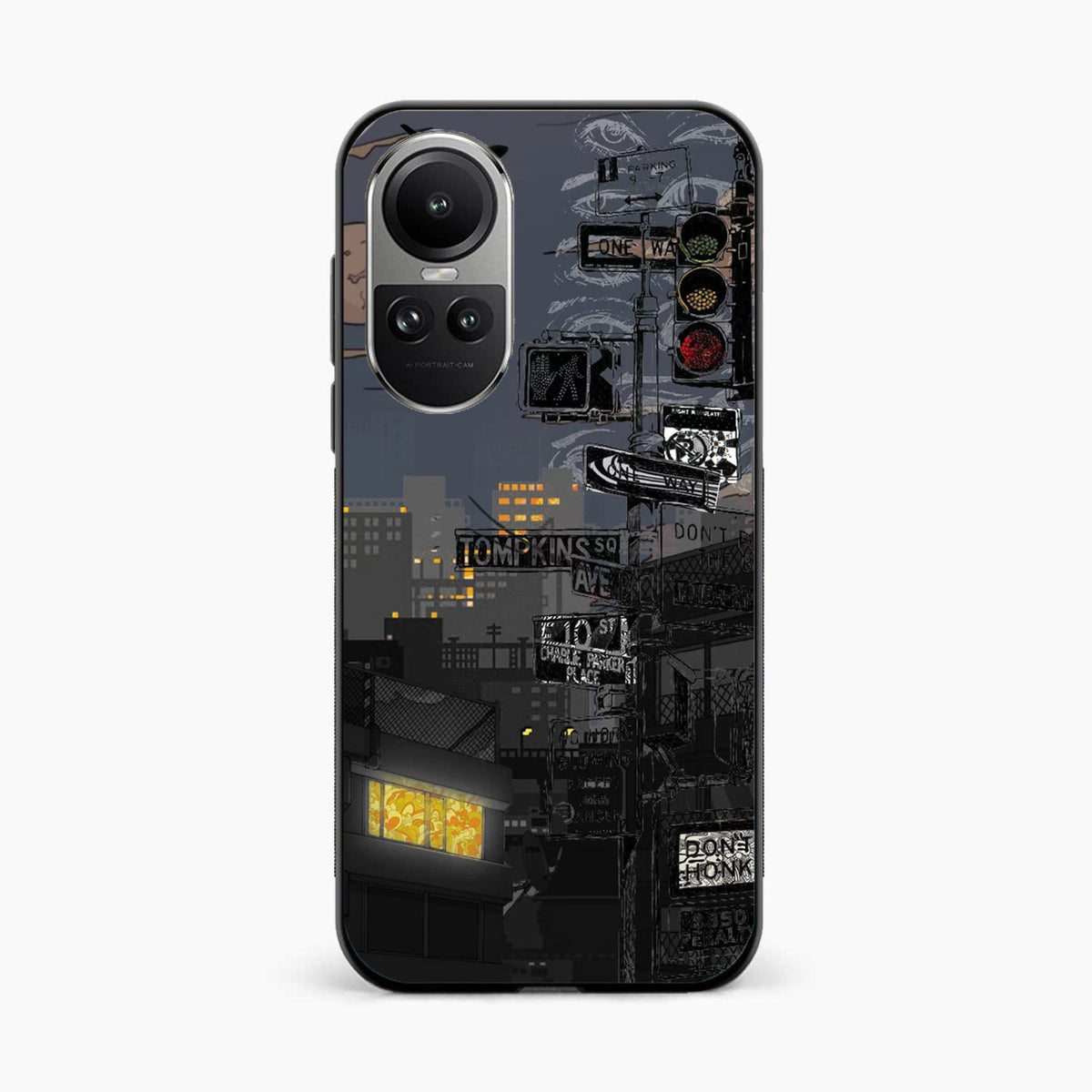 Midnight Street Vibes Oppo Reno 10 Pro Back Cover