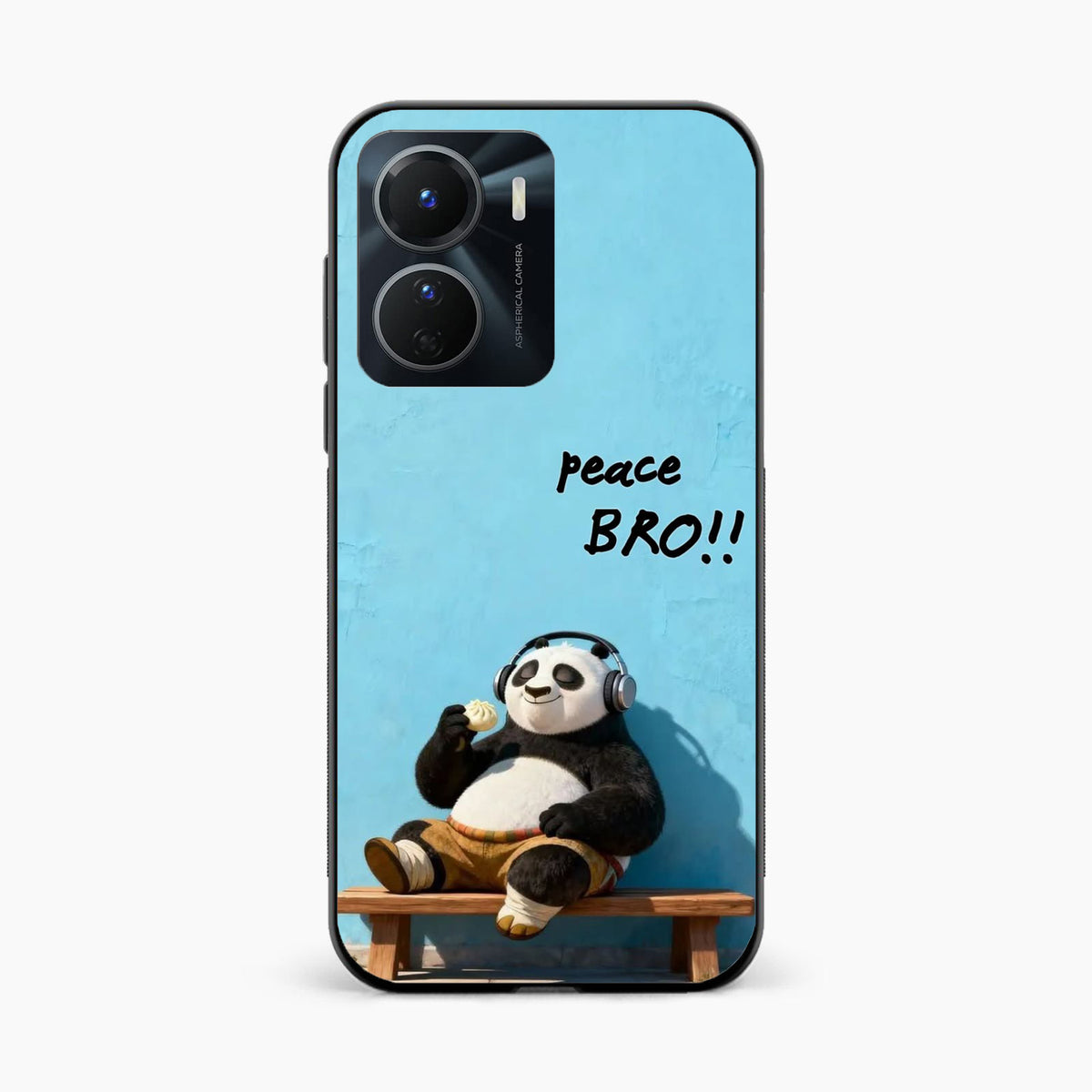 Peace Bro Panda Vivo Y16 Back Cover