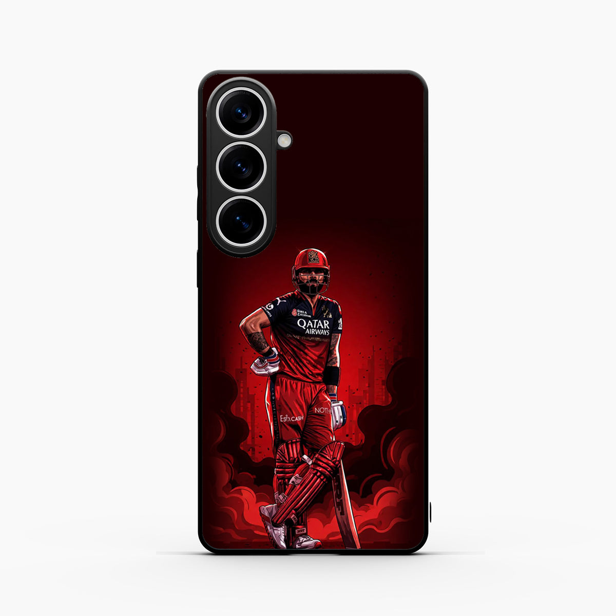 King Kohli Red Art Samsung S26 Back Covers