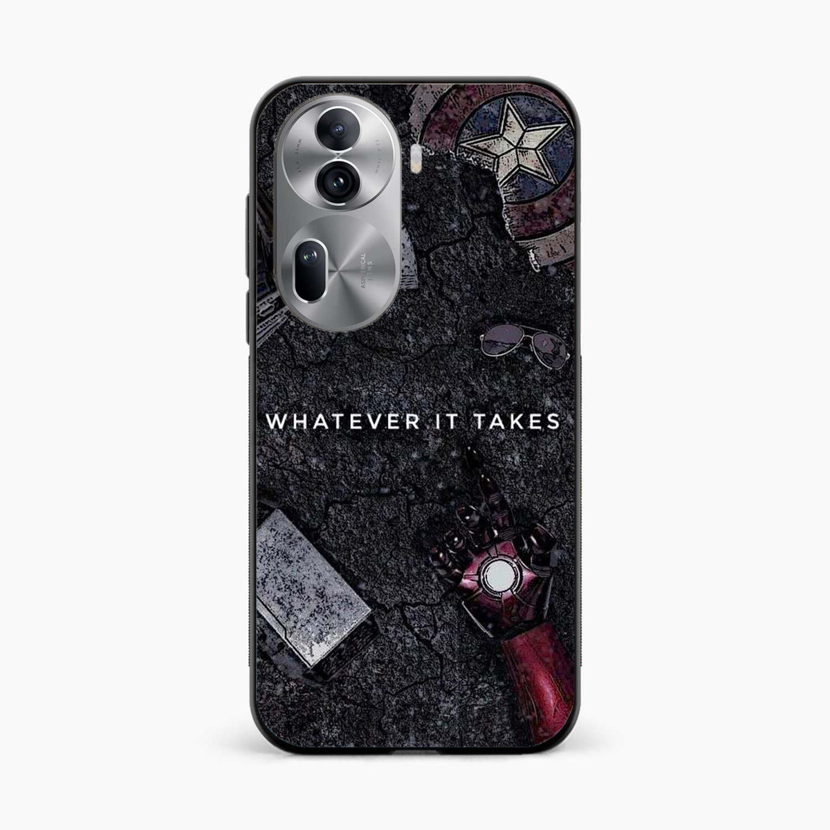 Marvel Inspired Dark Oppo Reno 11 Pro Back Cover