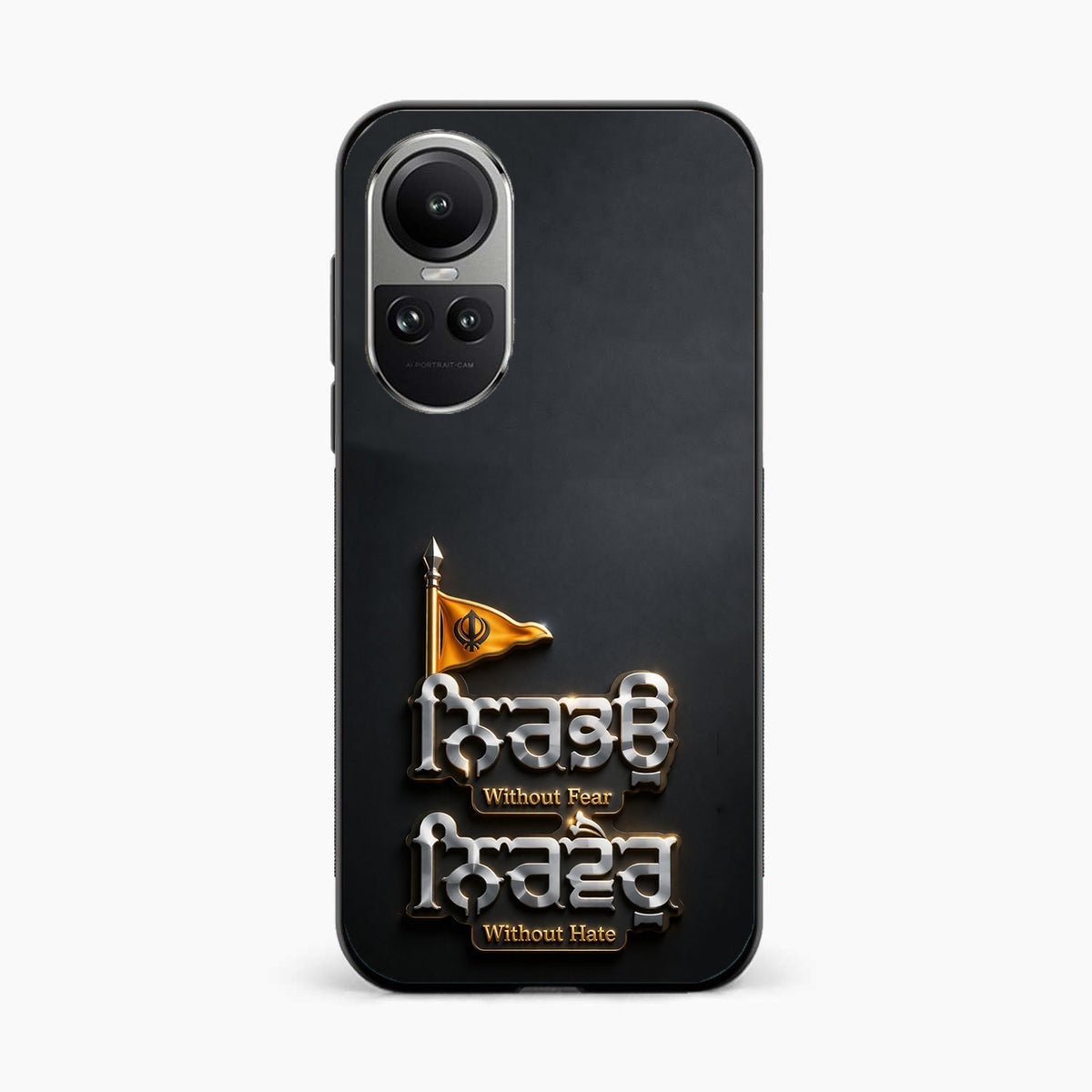 Khalsa Pride–Nirbhau Nirvair Oppo Reno 10 Back Cover