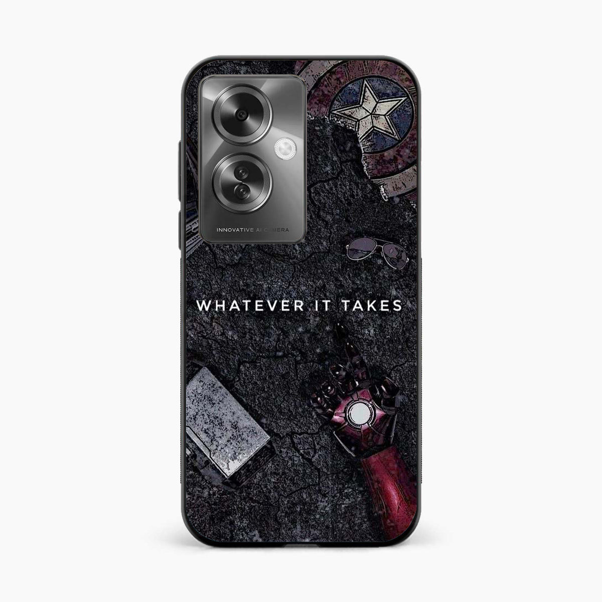 Marvel Inspired Dark Oppo F25 Pro 5g Back Covers
