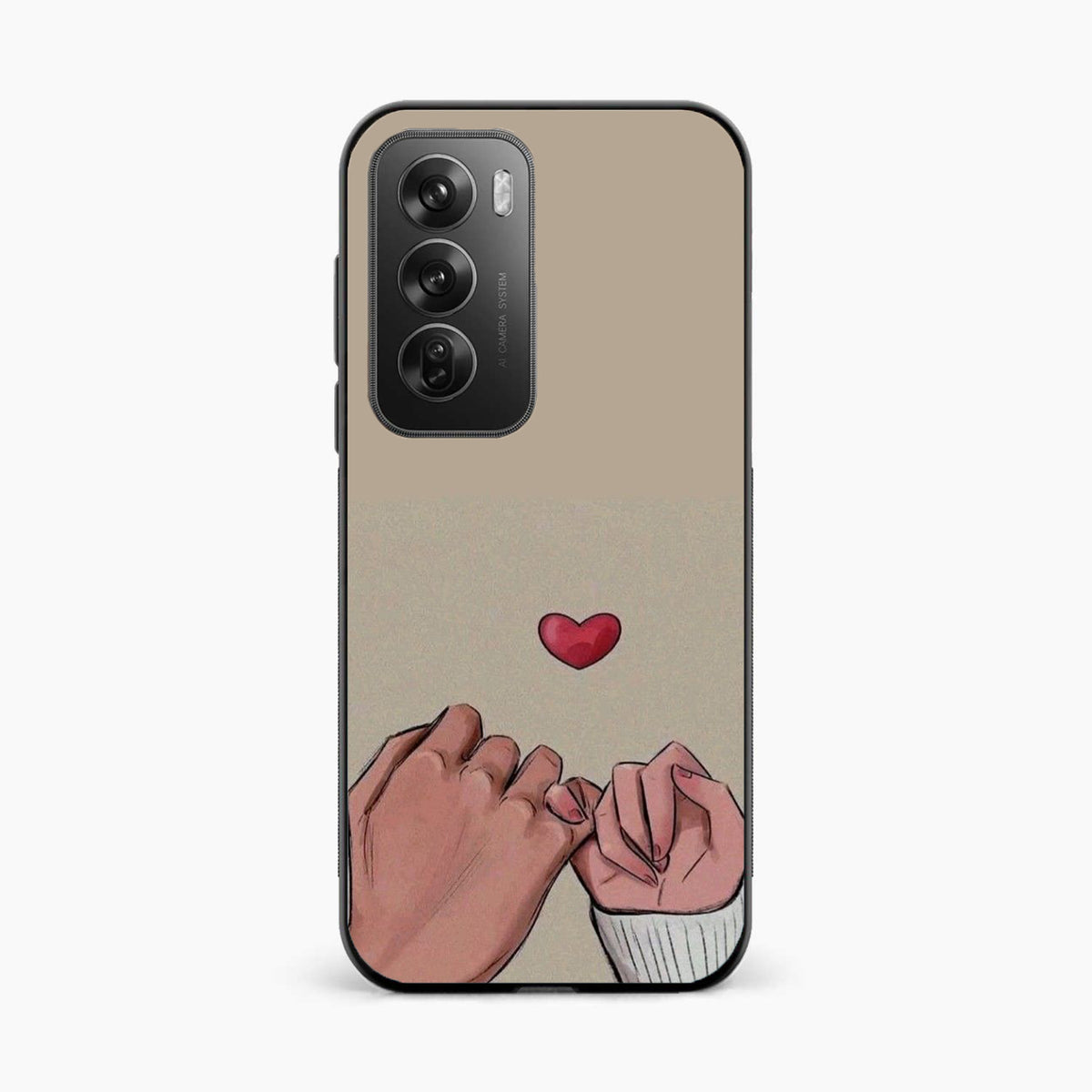 Heart Hands Love Oppo Reno 12 5G Back Cover