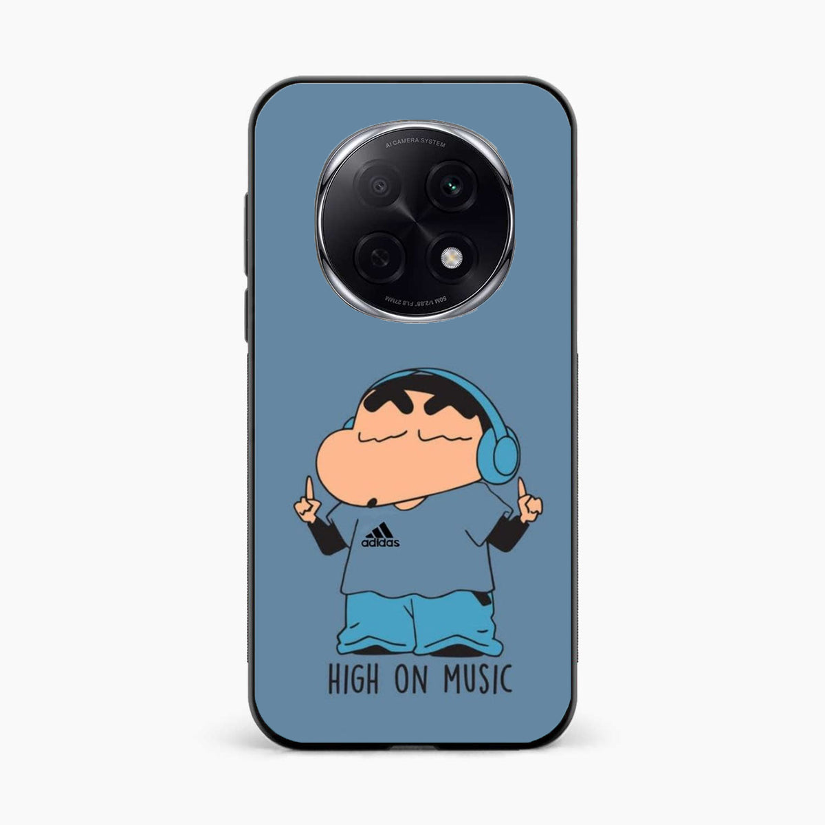 Shinchan High On Music Oppo F29 Pro 5G Back Cover