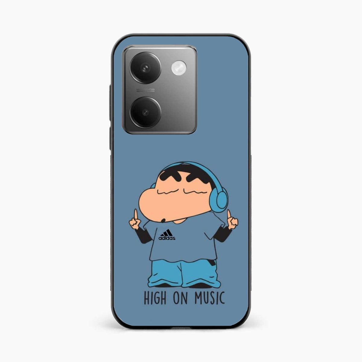 Shinchan High On Music Vivo Y200 Pro 5G Back Cover