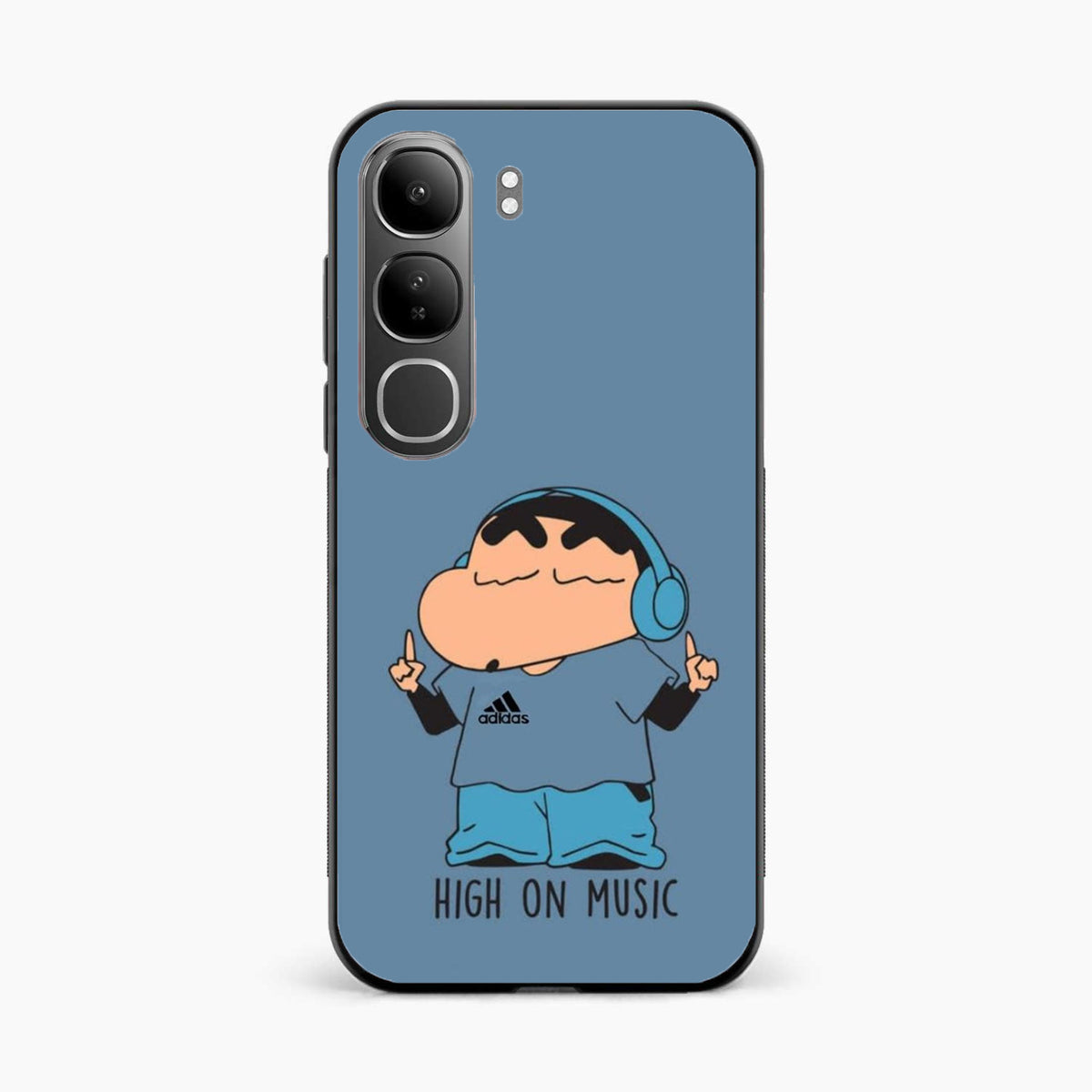 Shinchan High On Music Vivo Y300 5G Back Cover