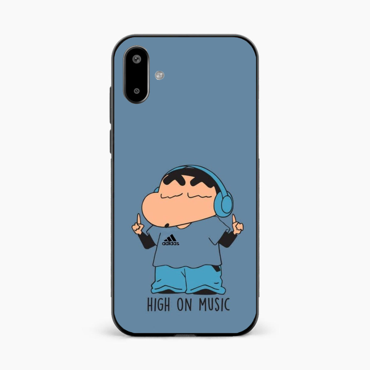 Shinchan High On Music Samsung M07 5g Back Cover