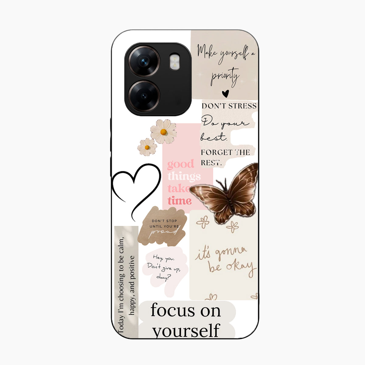 Soft Life Energy Oppo A6x 5G Back Cover