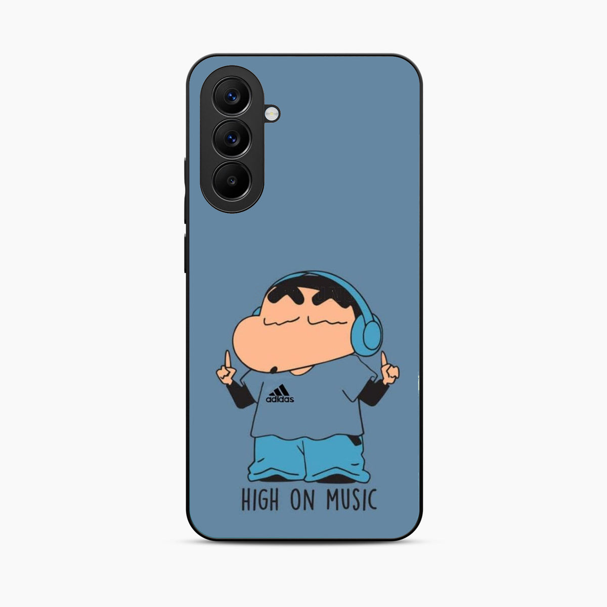 Shinchan High On Music Samsung A57 5g Back Cover