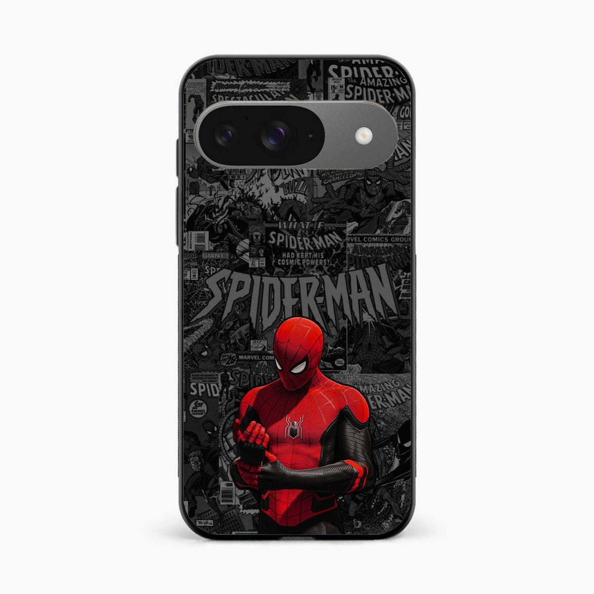 Spider Man Black Theme Google Pixel 9 Back Cover