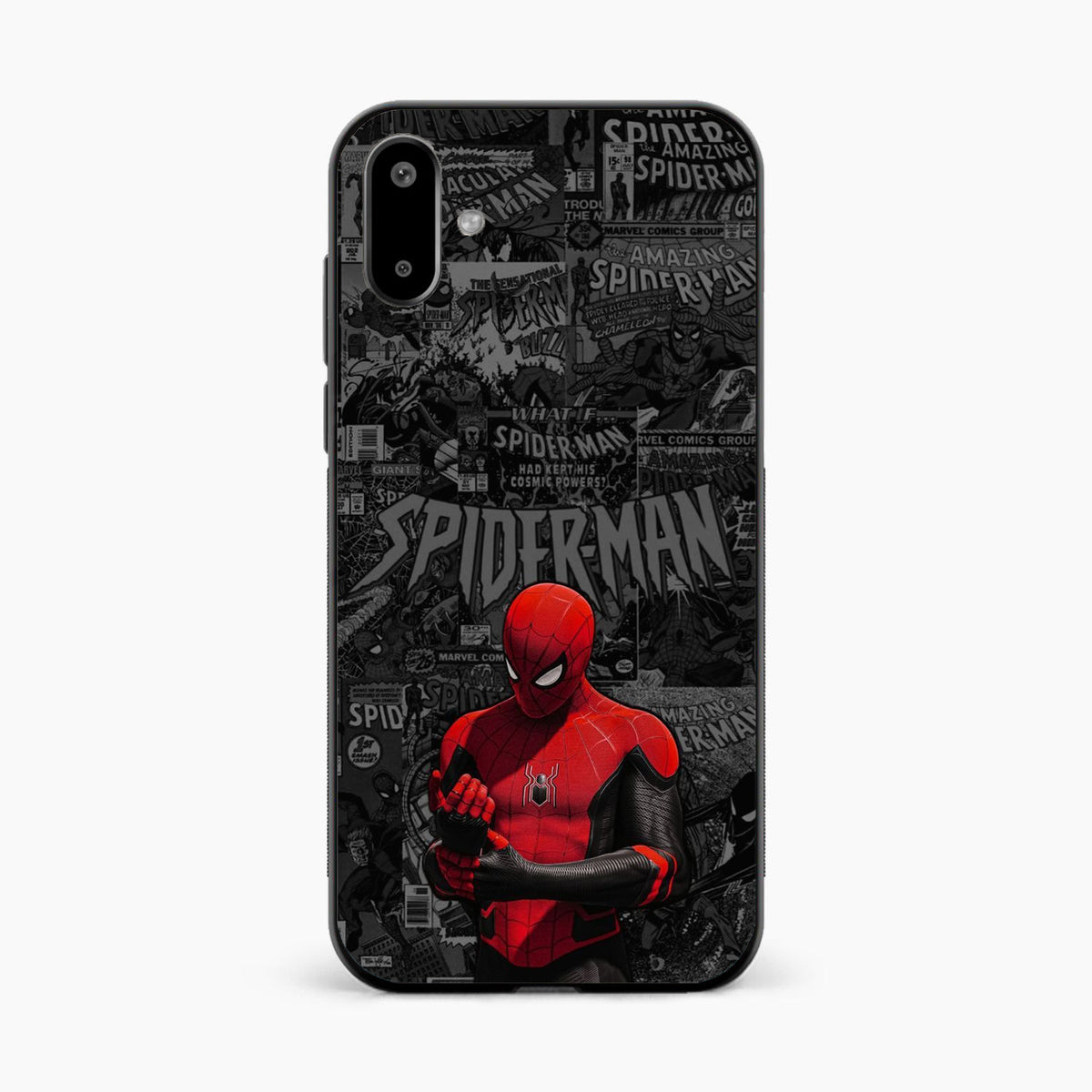 Spider Man Black Theme Samsung M07 5g Back Cover