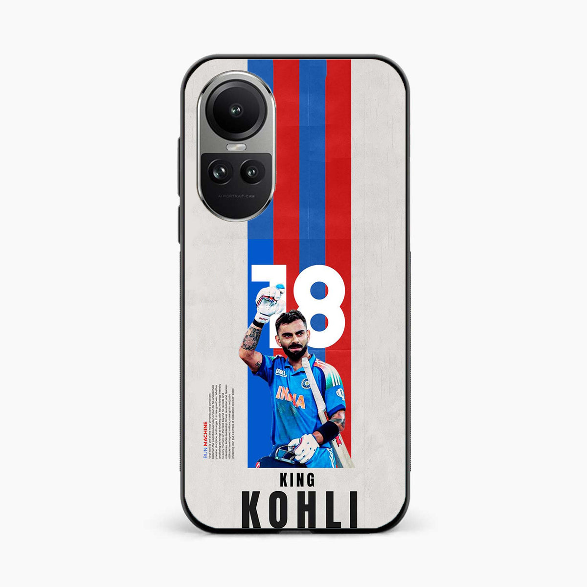 King Kohli Oppo Reno 10 Back Cover