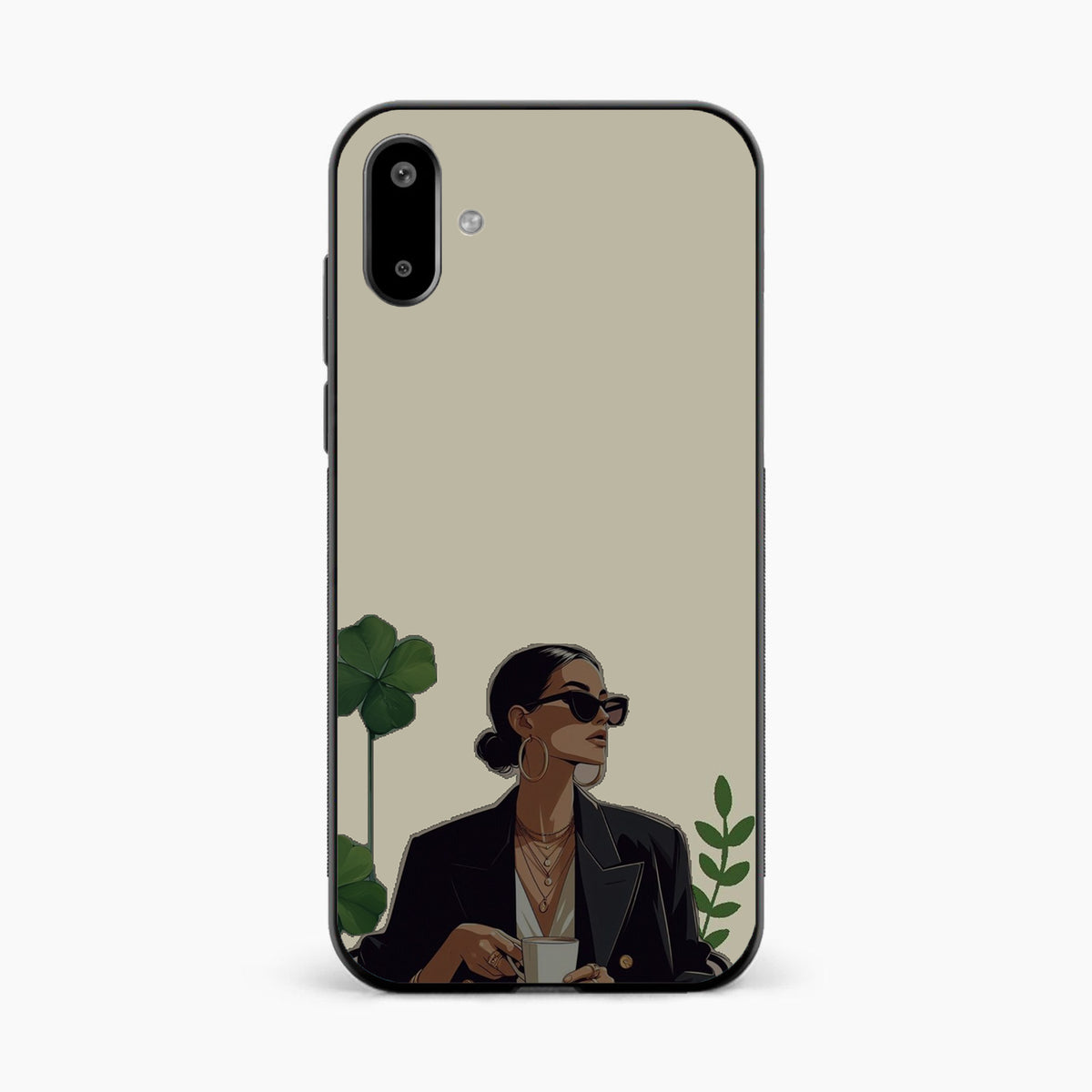 Sassy Minimal Coffee Aesthetic Samsung M07 5g Back Cover