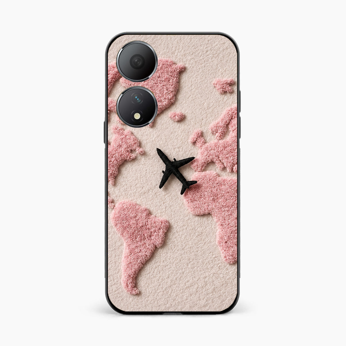 Pink Travel Mood Oppo A78 5G Back Cover