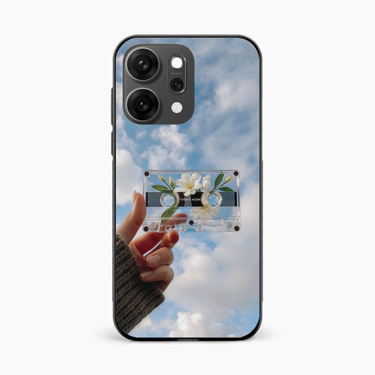 Cloudy Music Vibes Oppo Reno 14 Pro 5G Back Cover
