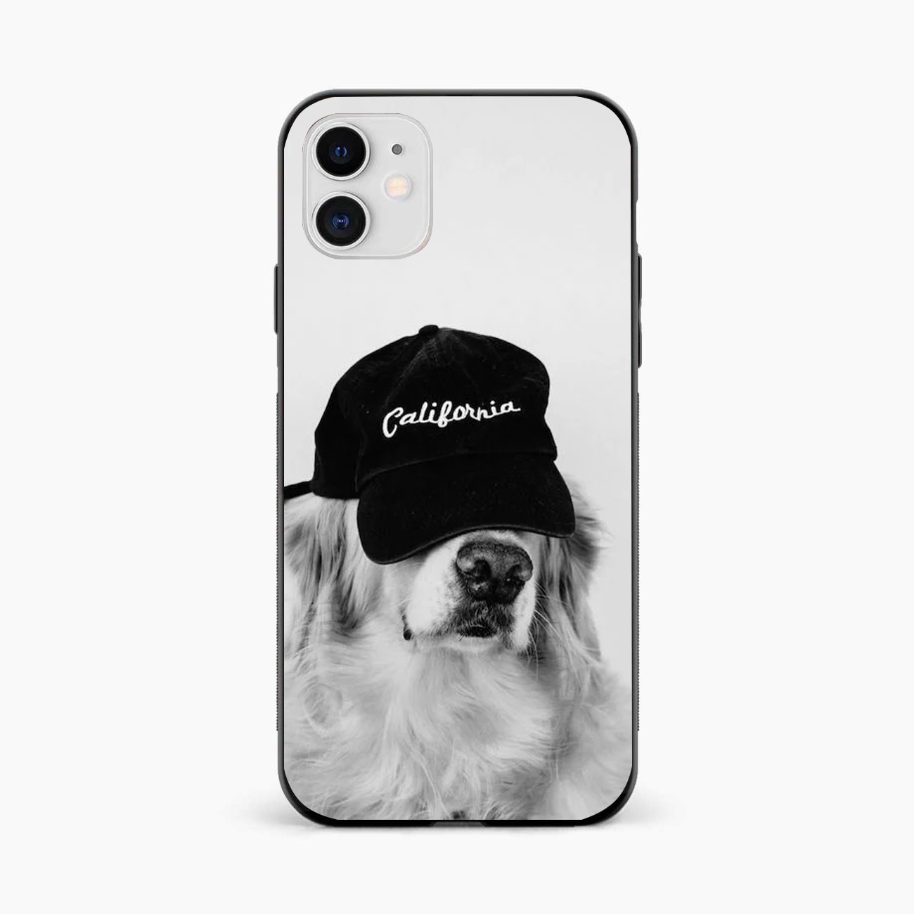 Black & White Iphone 12 Mini Pup Style Back Cover