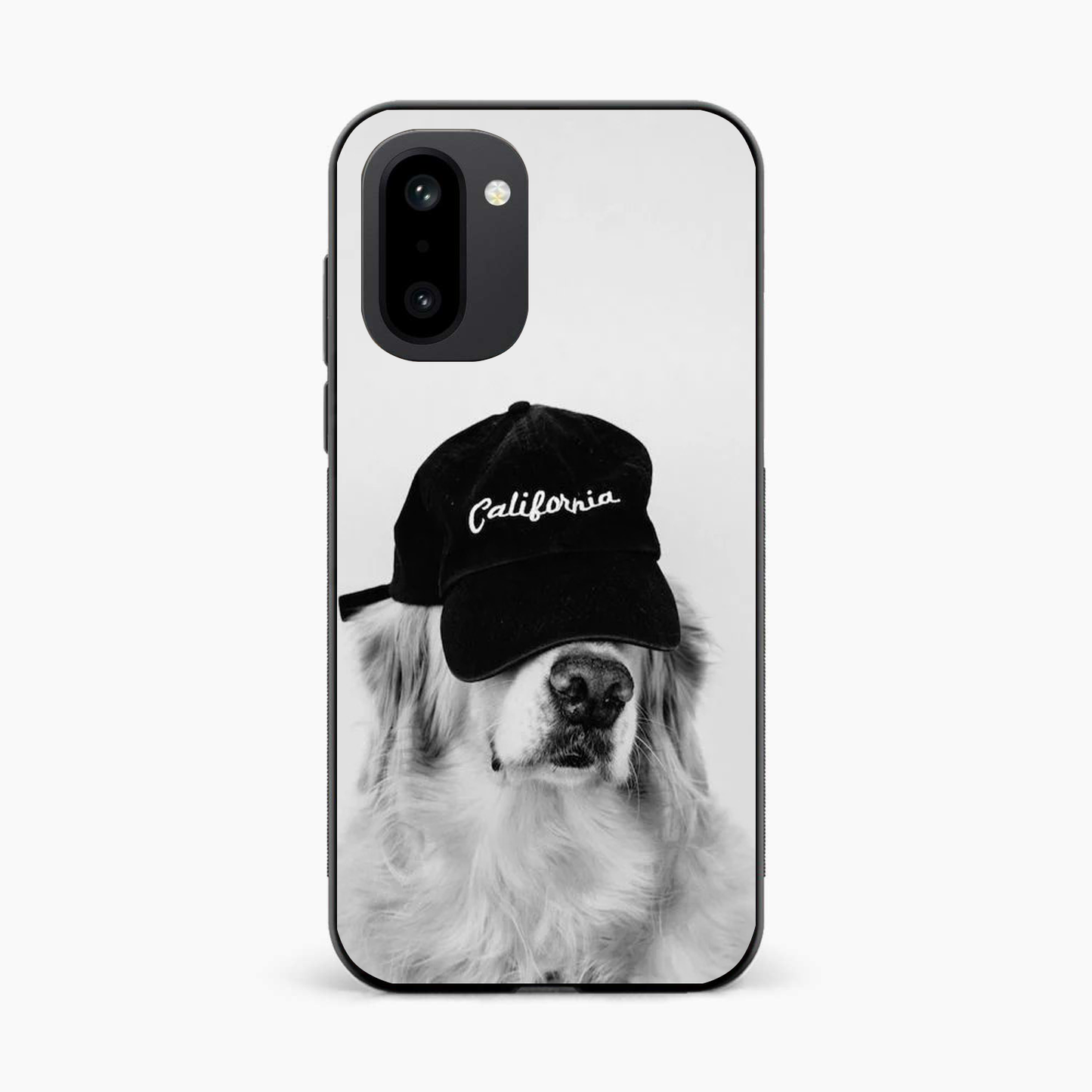 Black & White OnePlus 15R 5G Pup Style Back Cover