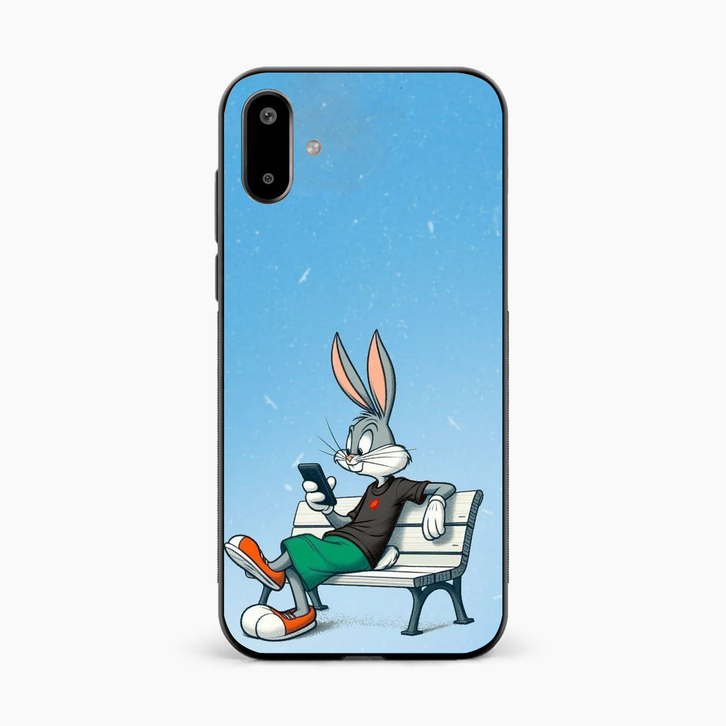 Chill Bunny Aesthetic Samsung F06 Back Cover