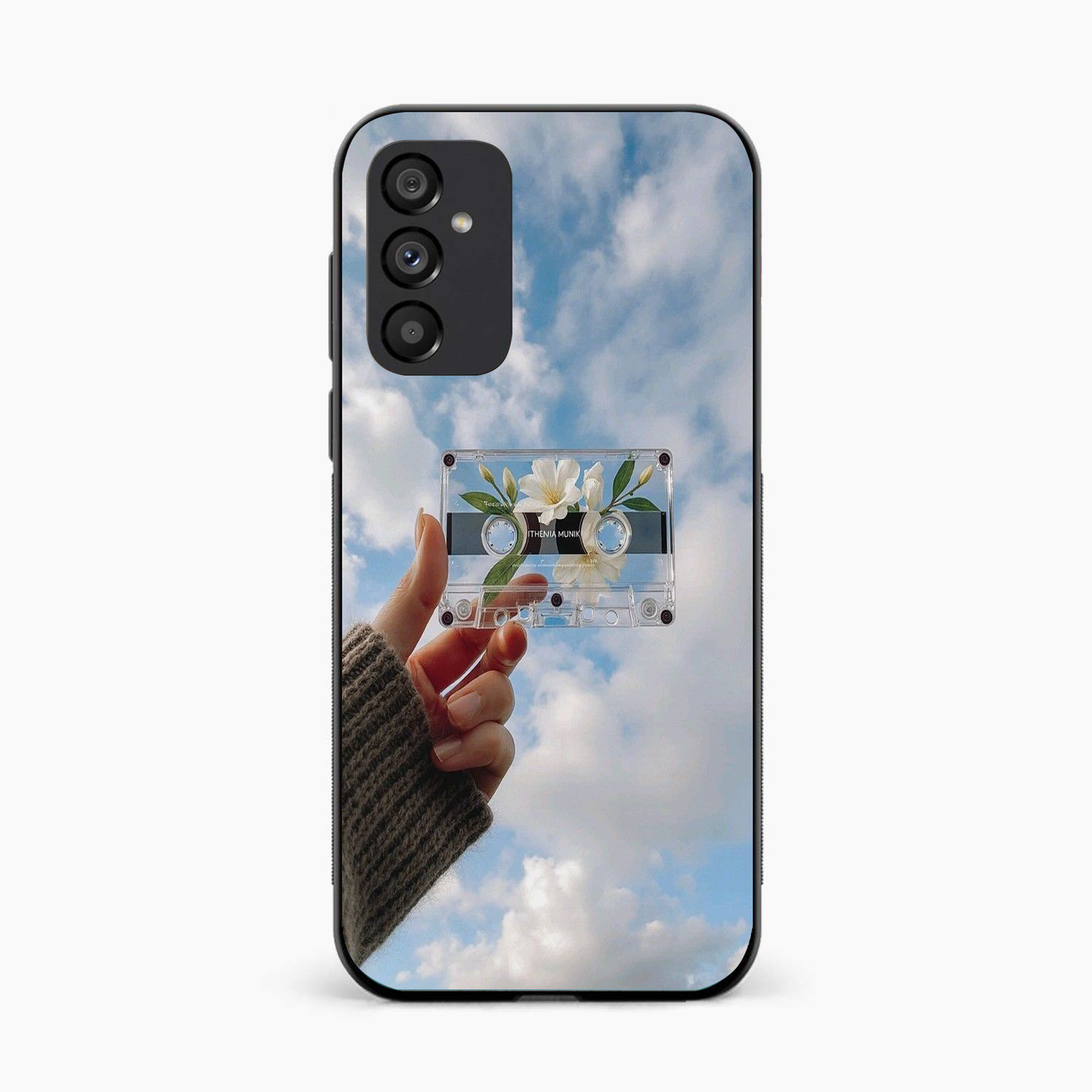 Cloudy Music Vibes Samsung A15 Back Cover