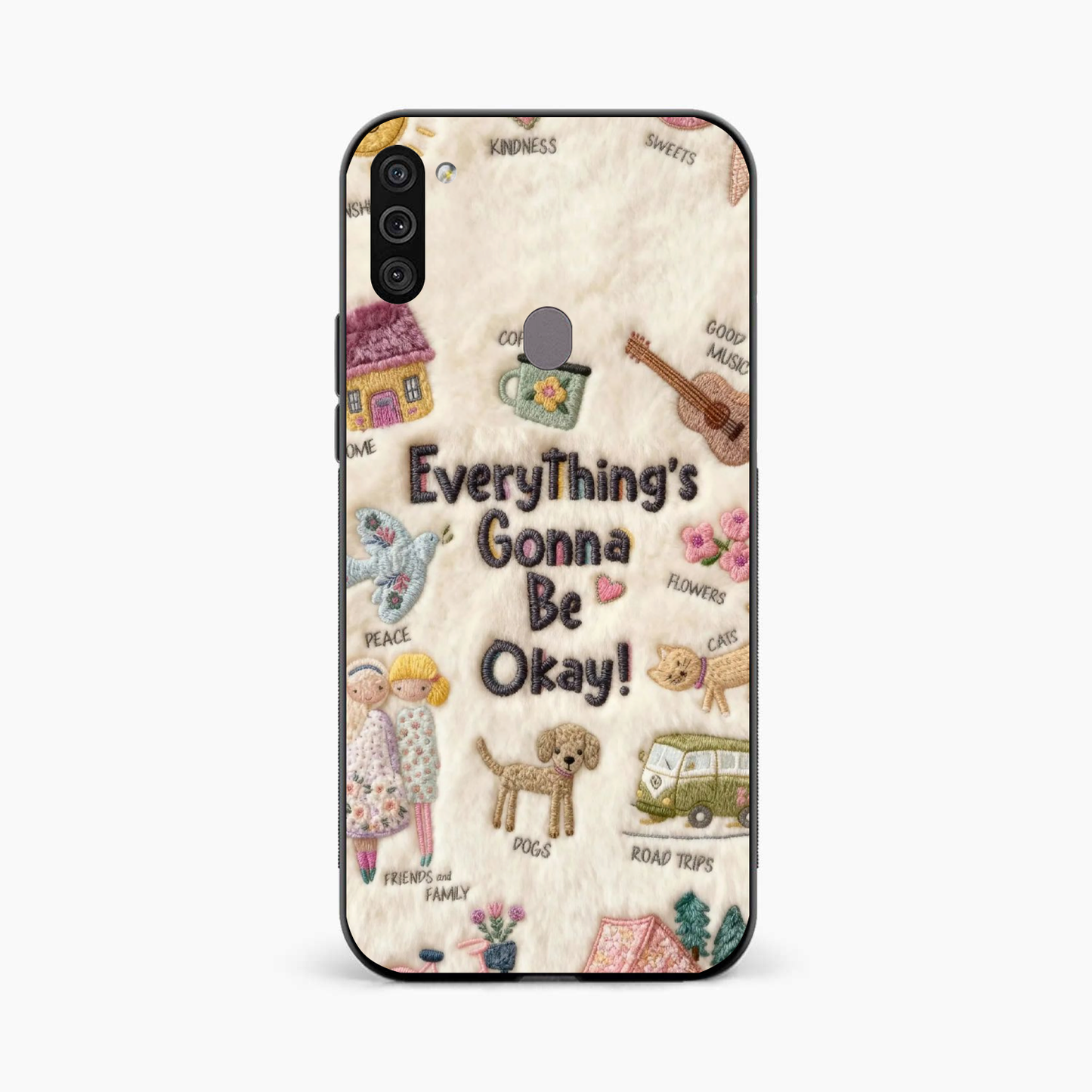Cozy Happiness Collection Samsung A11 Back Cover
