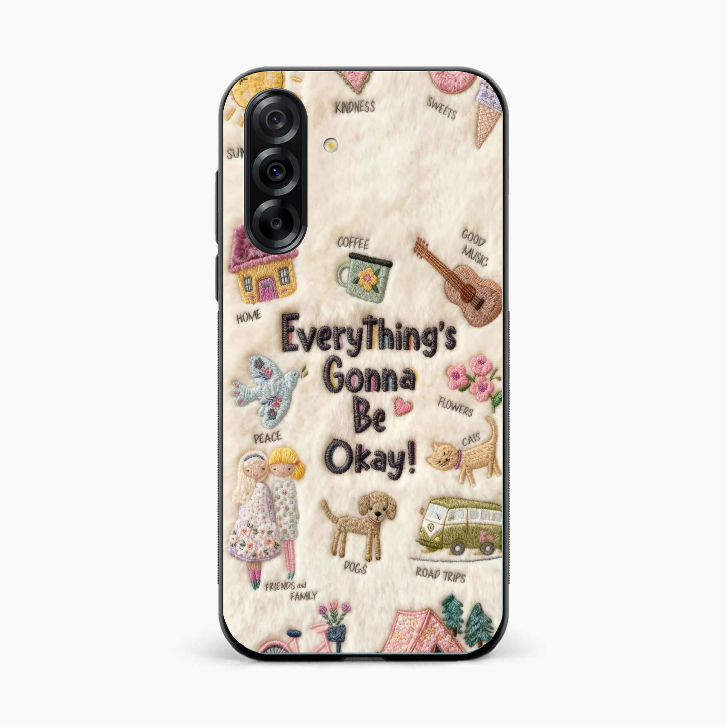 Cozy Happiness Collection Samsung A36 Back Cover