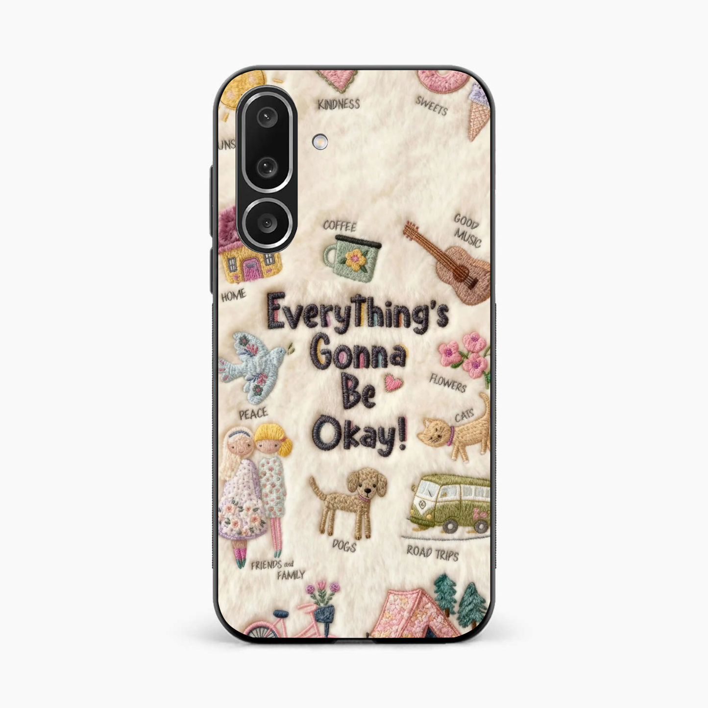 Cozy Happiness Collection Samsung F36 Back Cover