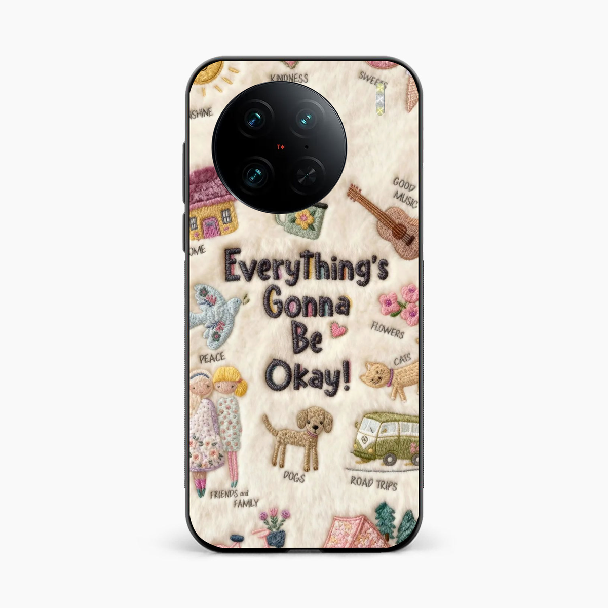 Cozy Happiness Collection Vivo X90 Back Cover