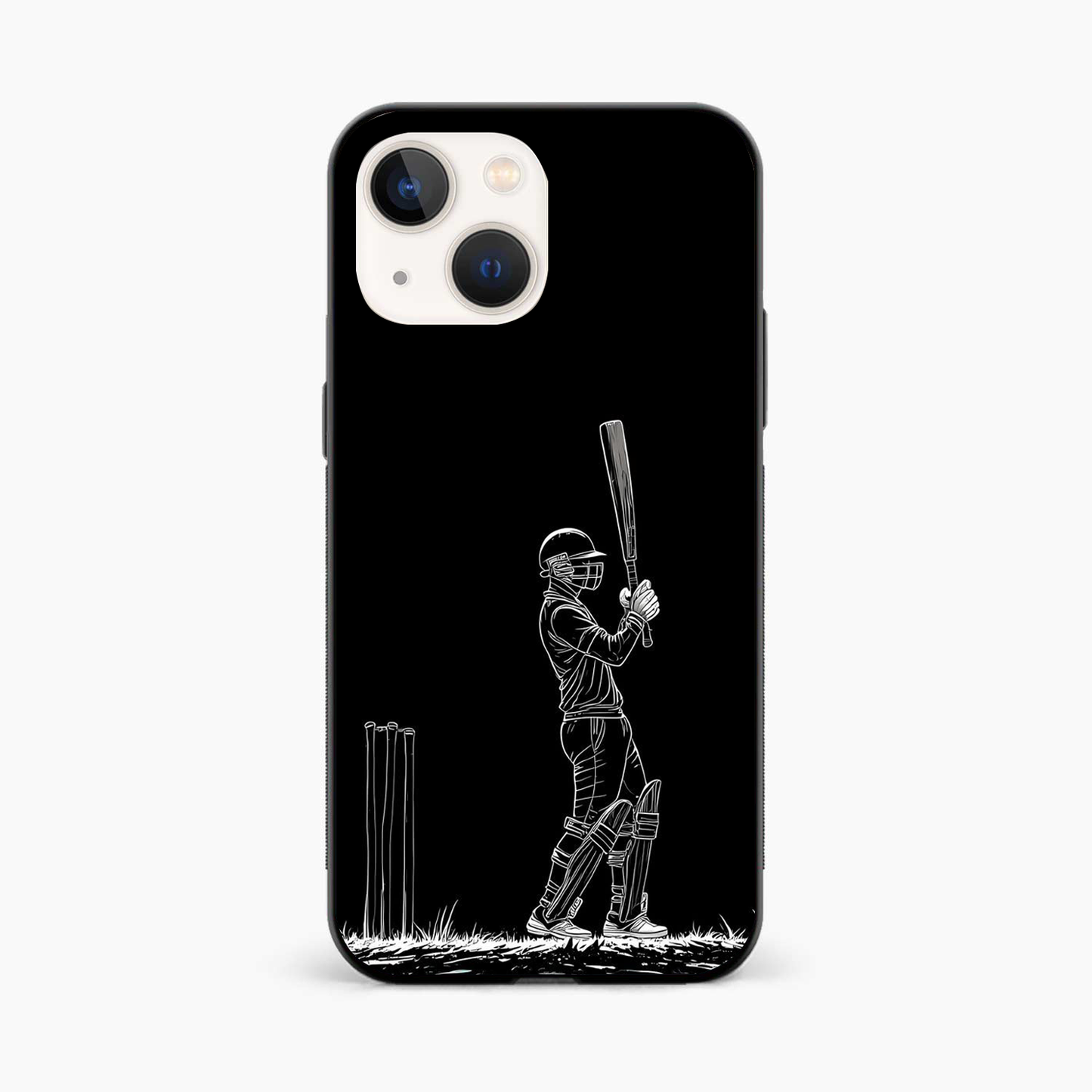 Cricket Minimal Line Art Iphone 13 Mini Back Cover