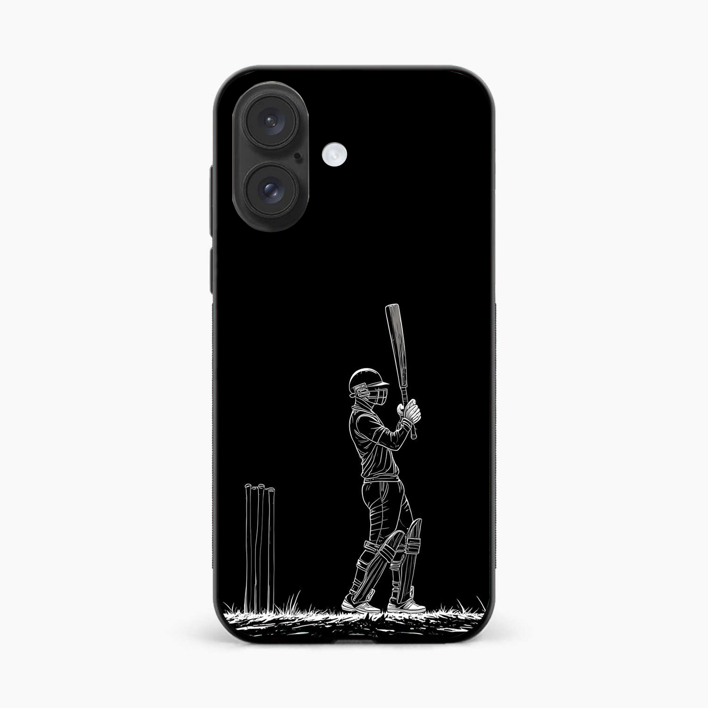 Cricket Minimal Line Art Iphone 16 Plus Back Cover