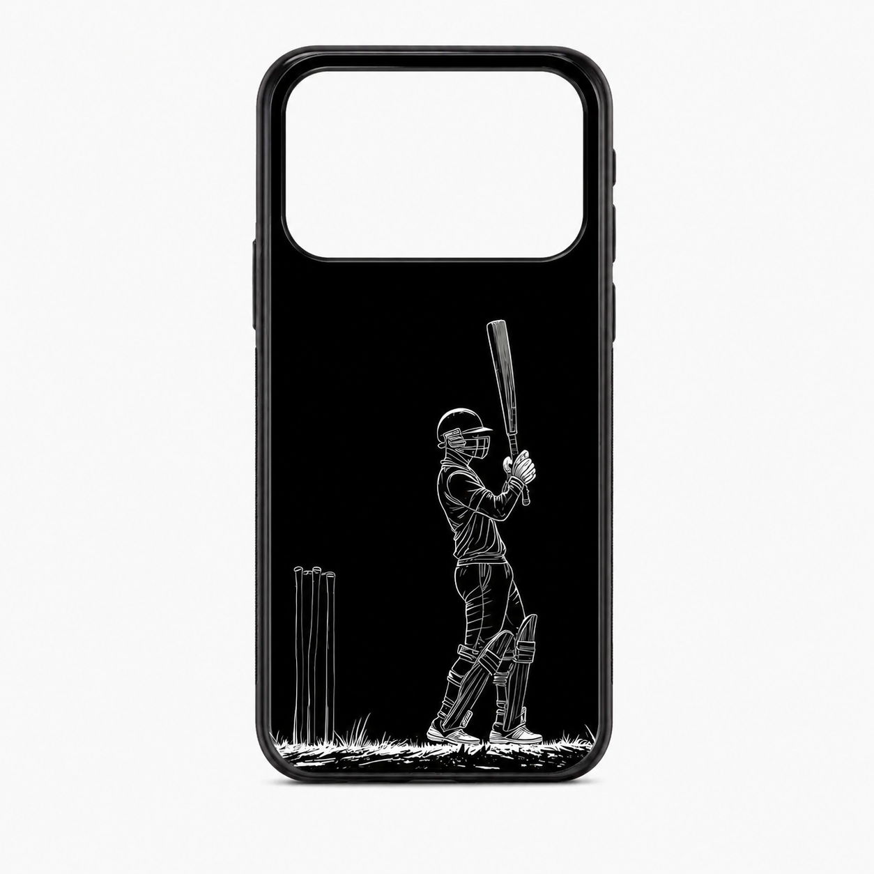 Cricket Minimal Line Art iPhone 17 Pro Back Cover
