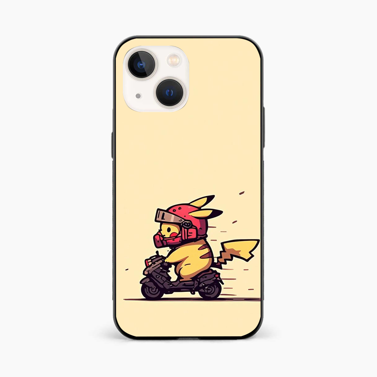 Cute Biker Pikachu Iphone 13 Back Cover