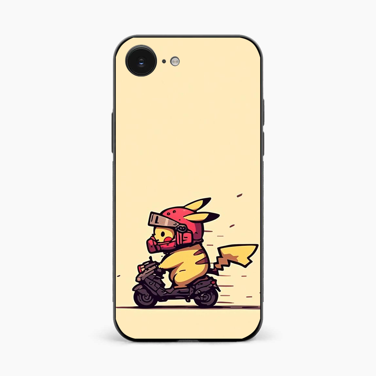 Cute Biker Pikachu Iphone 17e Back Cover