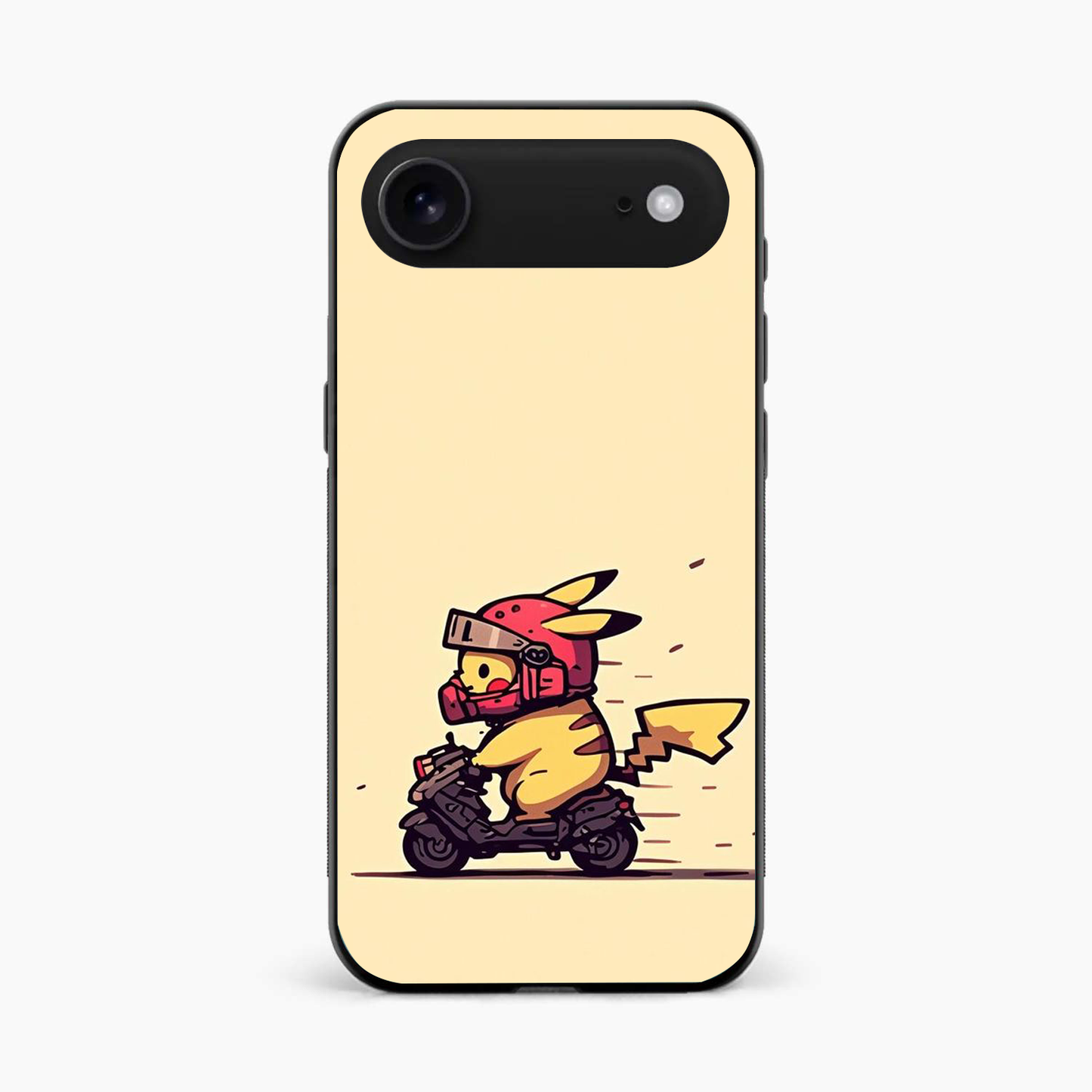Cute Biker Pikachu Iphone 17 Air Back Cover