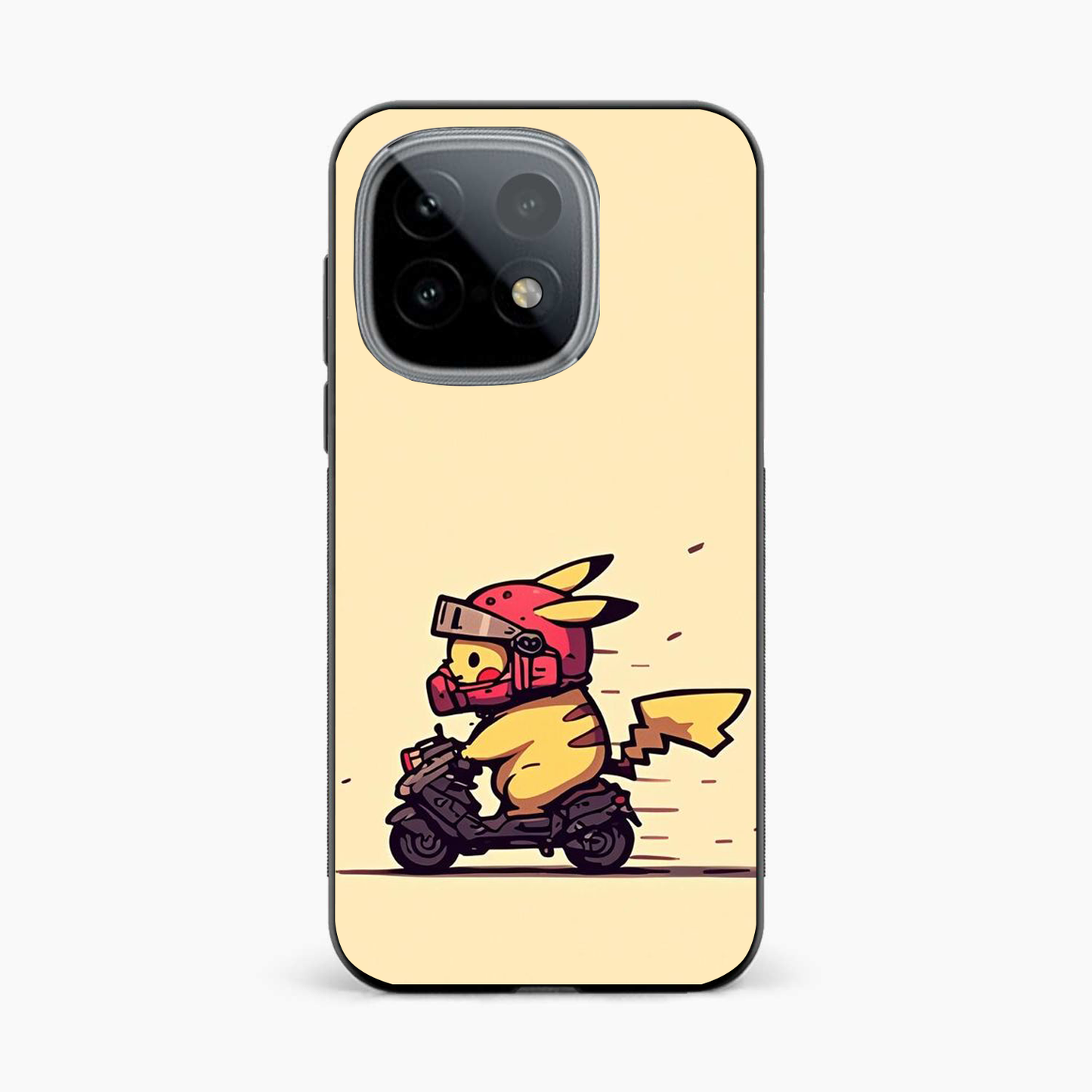 Cute Biker Pikachu Iqoo Z9s 5G Back Cover