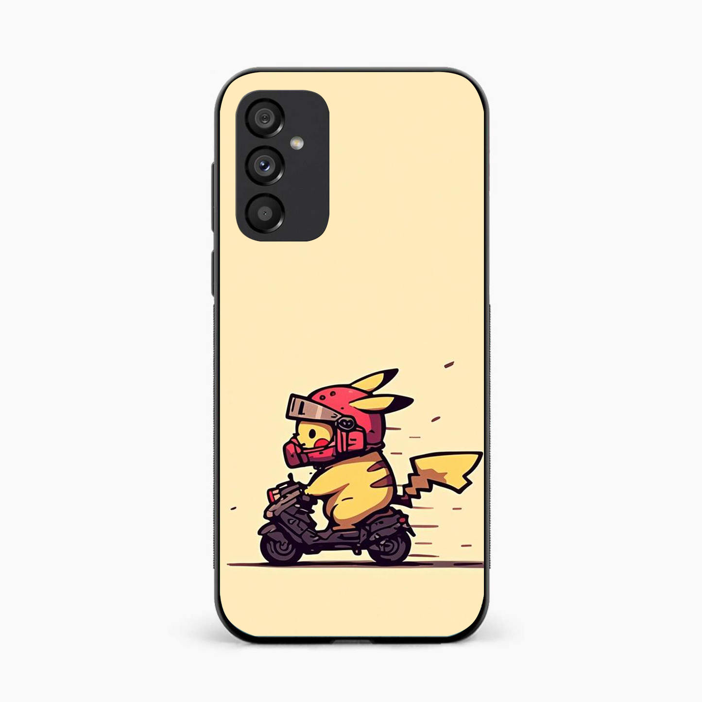 Cute Biker Pikachu Samsung A15 Back Cover