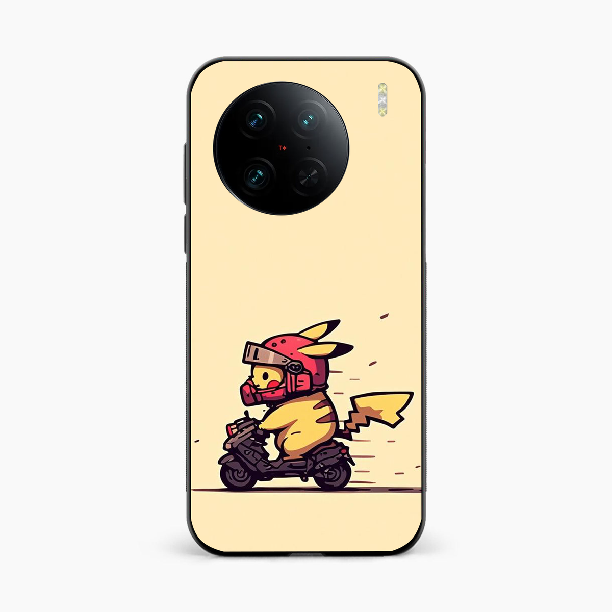 Cute Biker Pikachu Vivo X90 Pro Back Cover