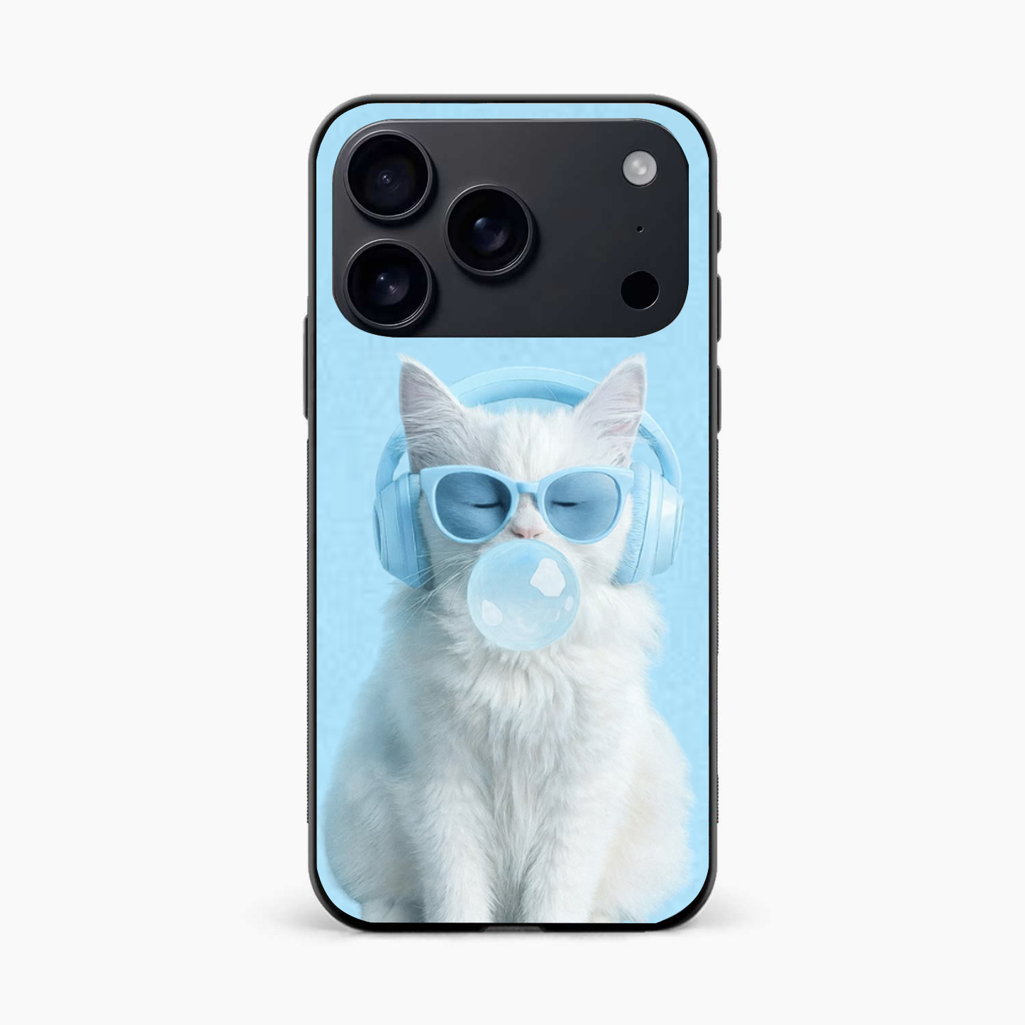 Cute Kitty Music Vibes Iphone 17 Pro Back Cover