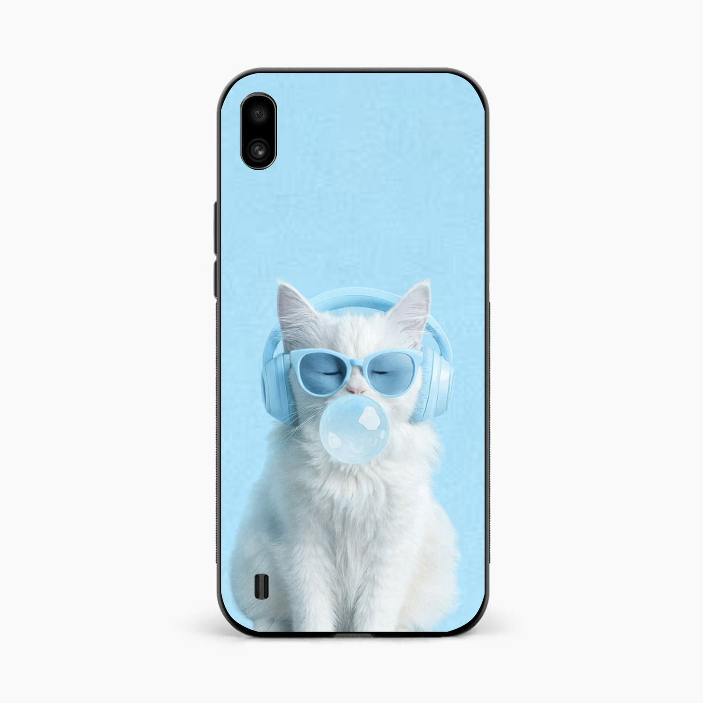 Cute Kitty Music Vibes Samsung A10 Back Cover