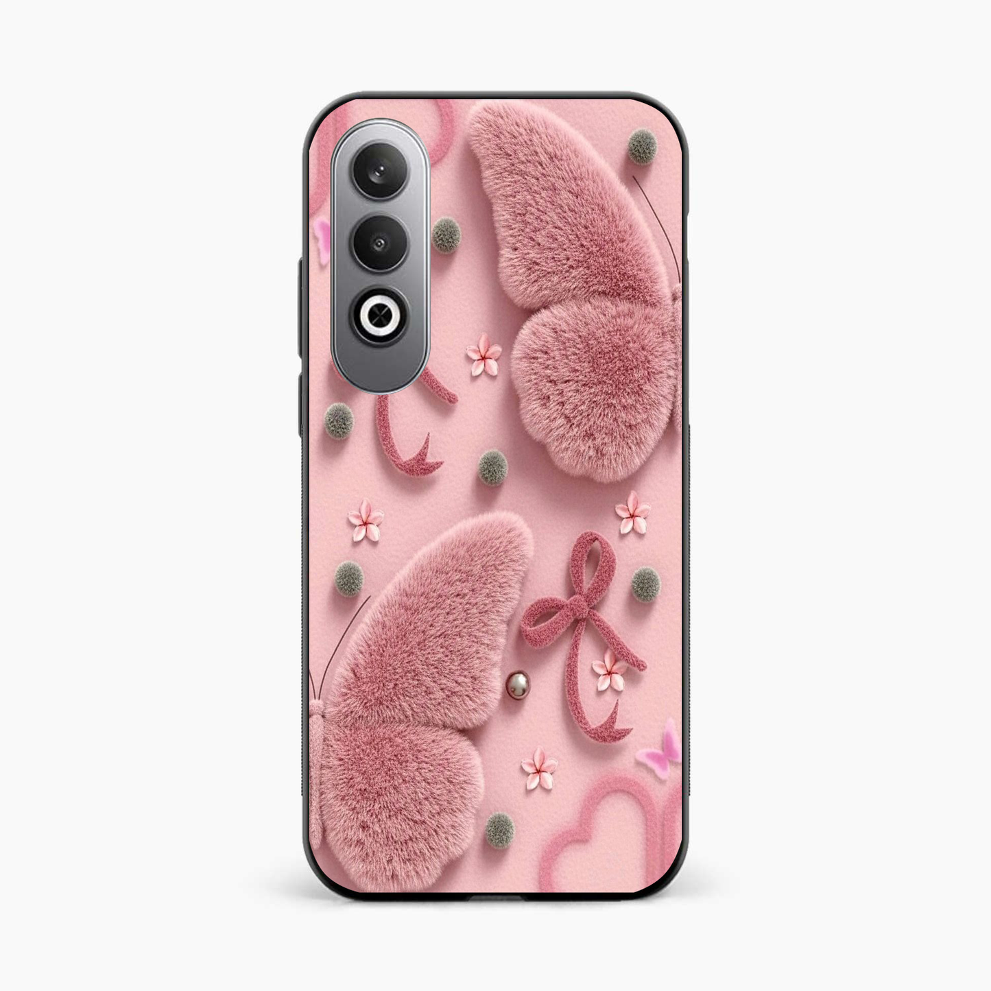 Dreamy Pink Plush OnePlus Nord CE 4 Back Cover