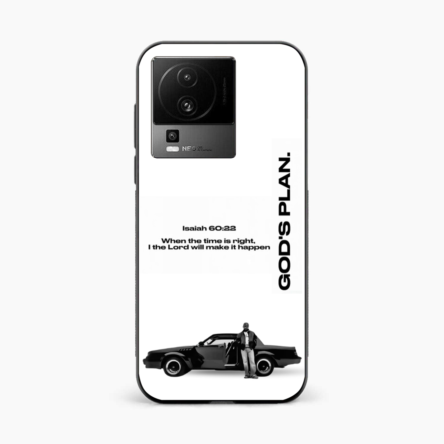 Faith Quote Minimal Iqoo Neo 7 Pro 5G Back Cover