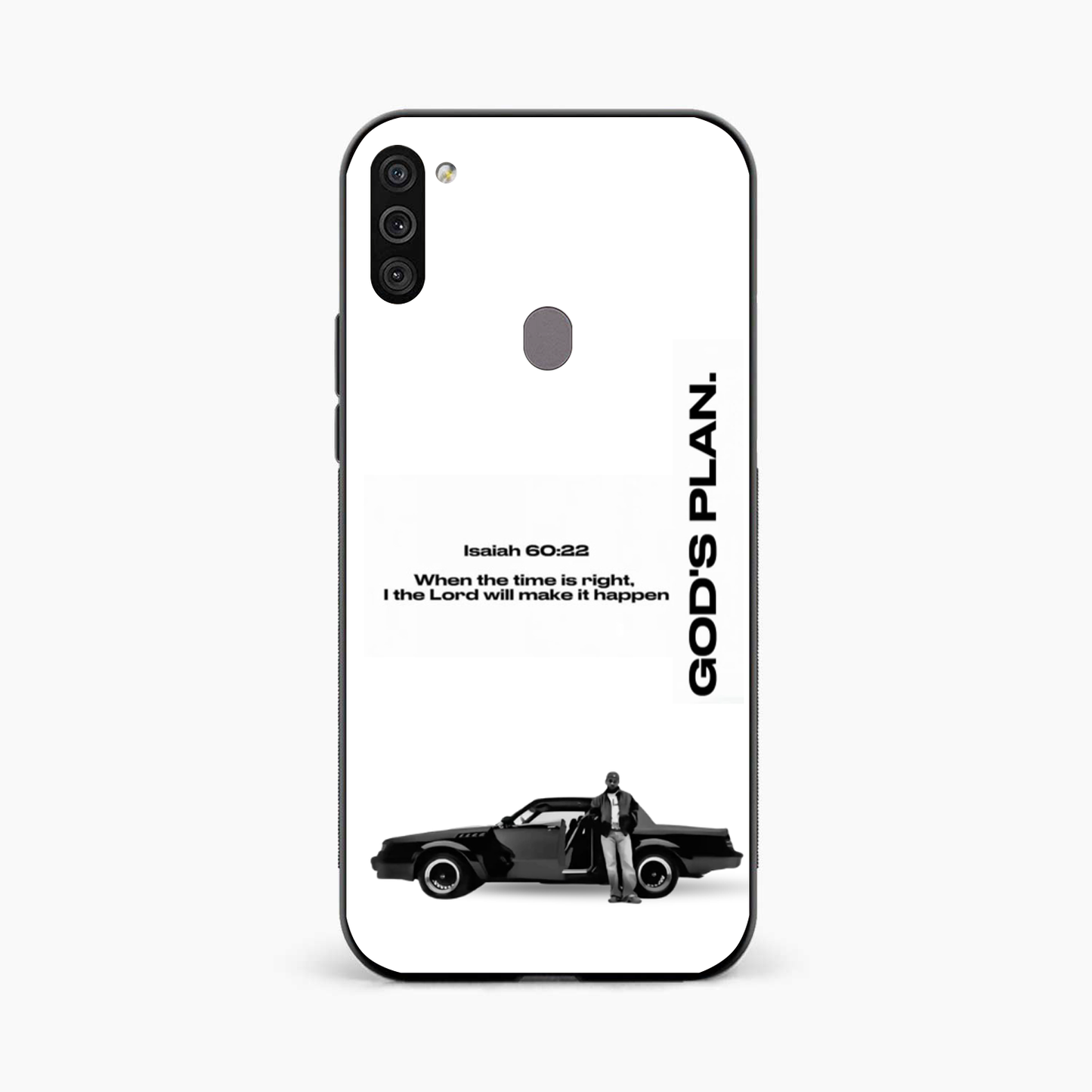 Faith Quote Minimal Samsung A11 Back Cover