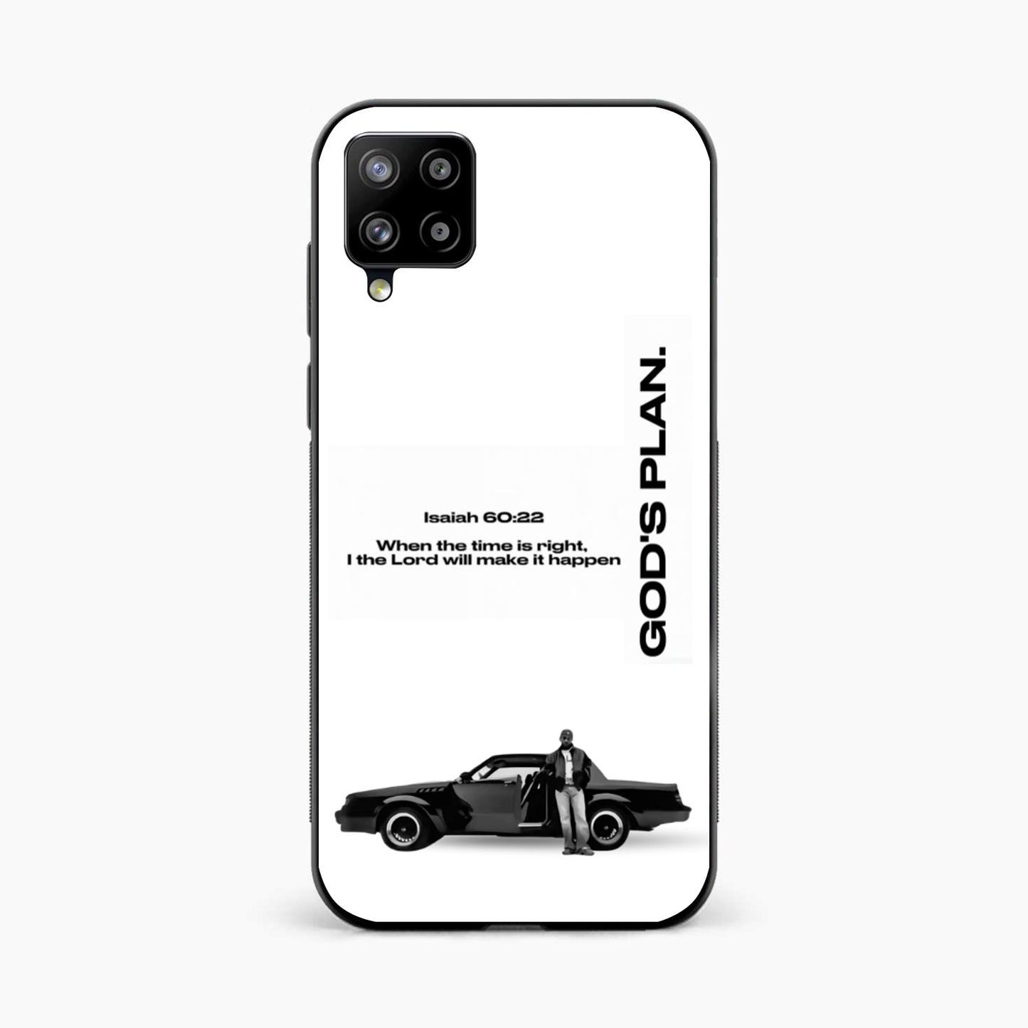 Faith Quote Minimal Samsung A12 Nacho Back Cover