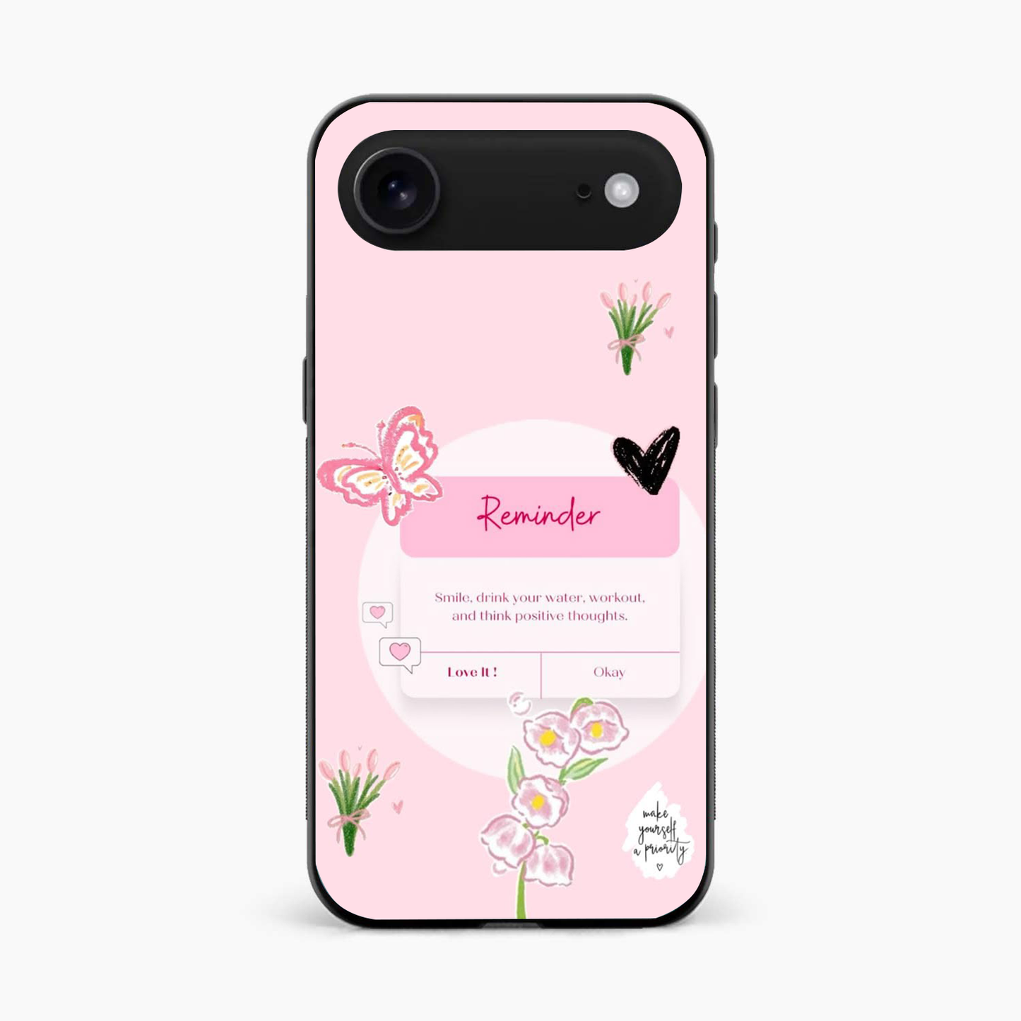 Floral Reminder Iphone 17 Air Back Cover