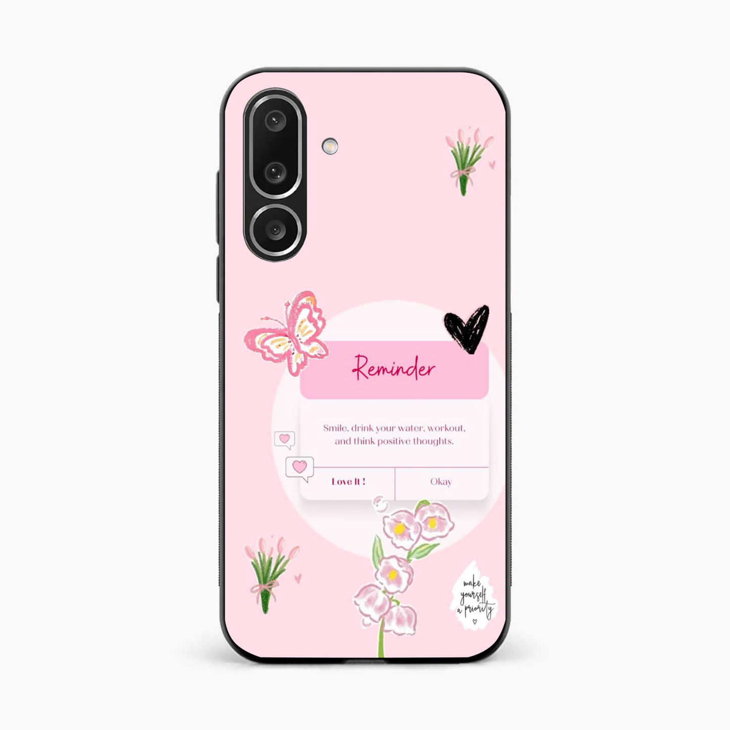 Floral Reminder Samsung F36 Back Cover