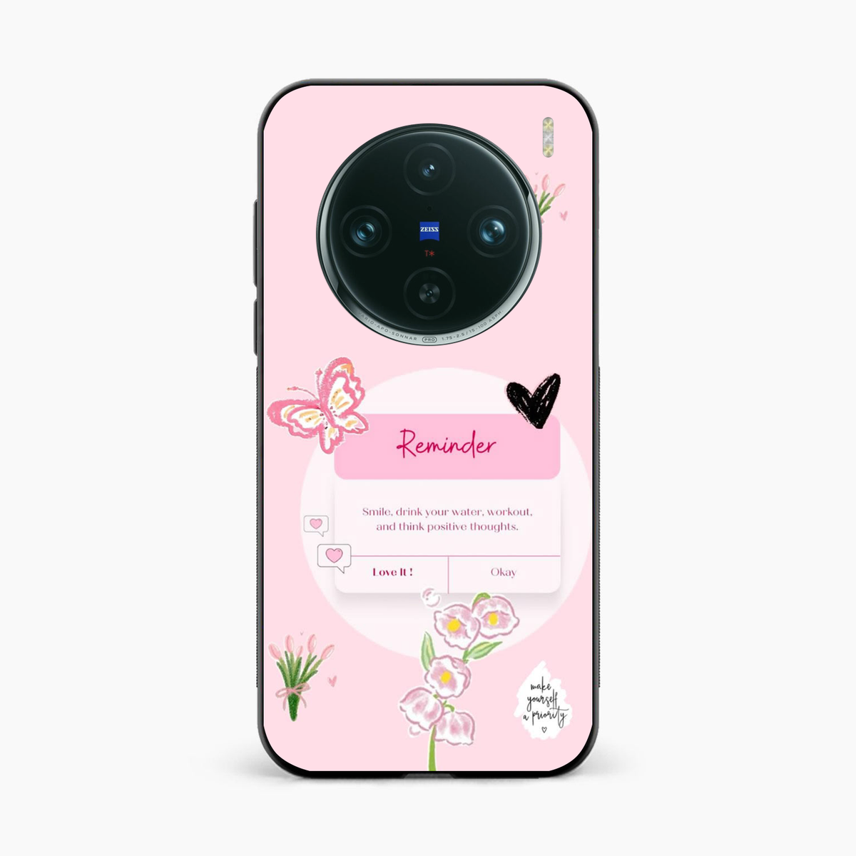 Floral Reminder Vivo X100 Back Cover