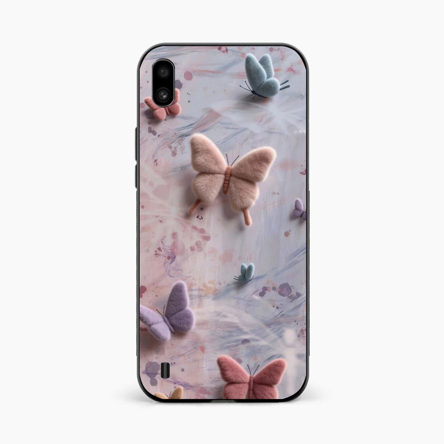 Fluffy Butterfly Samsung A10 Aesthetic Back Cover