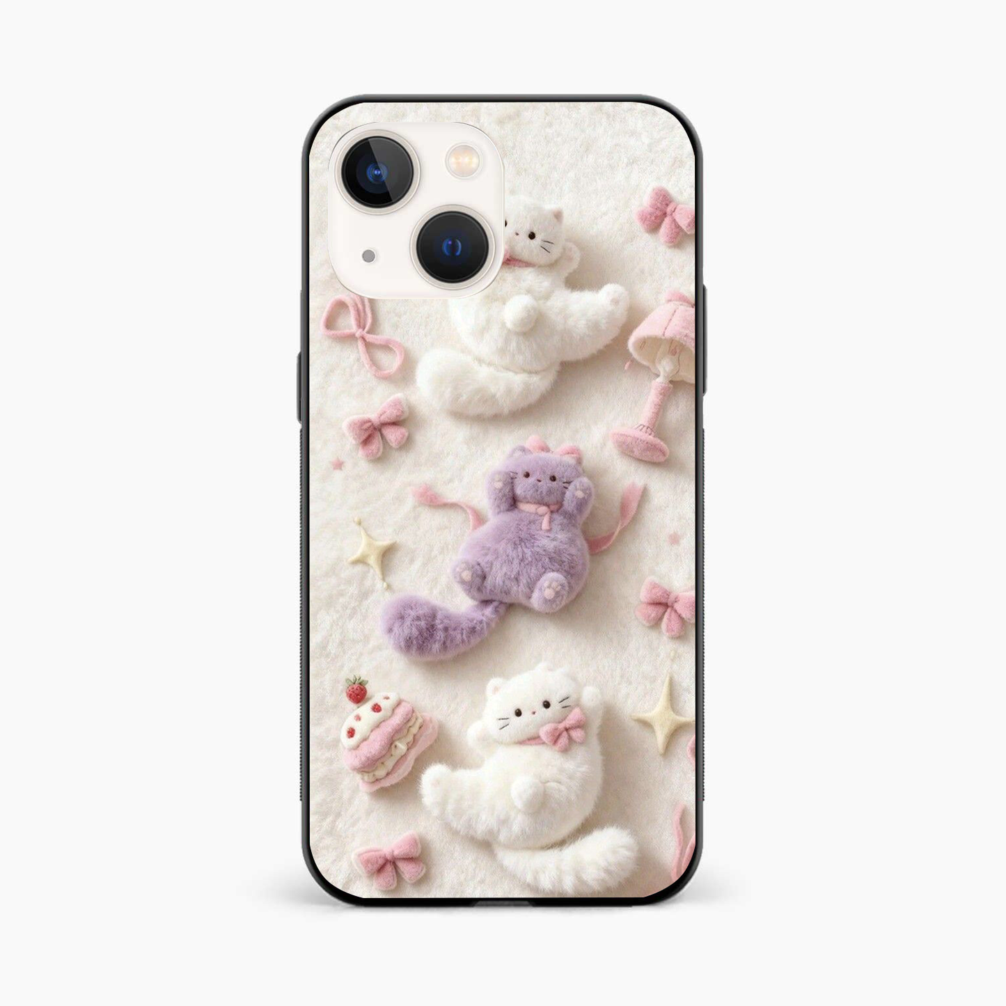 Fluffy Kitty Iphone 13 Mini Back Cover