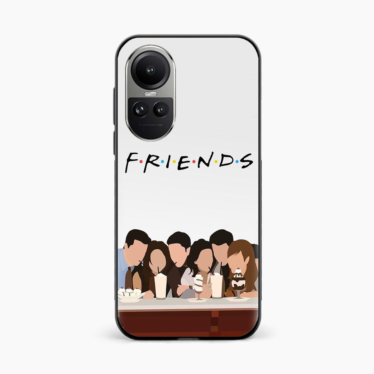 Friends Forever Vibes Oppo Reno 10 Back Cover